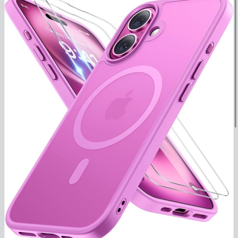 Miracase MagSafe Compatible Pink iPhone 16 Plus Case